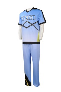 CH181 sample customized men's cheerleading wear  production of cheerleading suit style  shining stone pants  design men's cheerleading wear clothing factory
